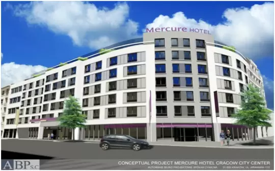 Mercure Kraków Centrum w budowie