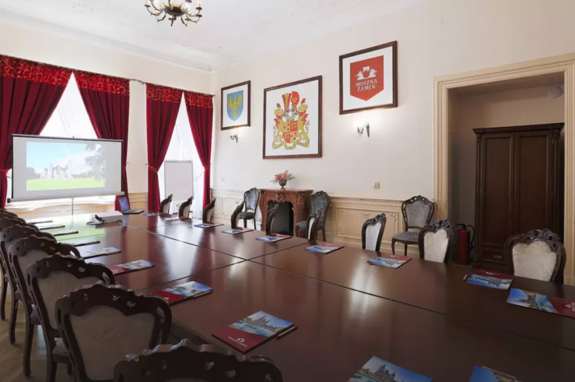 Zamek Moszna - Sala Herbowa